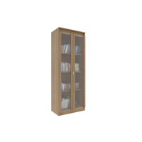 Multiuso Lavanderia AM-3111 c/ 2 Portas c/ Vidro Amêndoa - Tecno Mobili