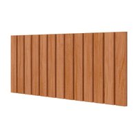 Fechamento de Cozinha Modulado Painel Ripado Gourmet Esplêndida 120cm Cinamomo - MGM
