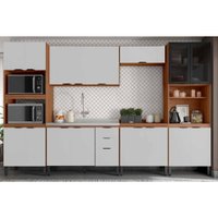 Kit Cozinha Demóbile 6 Peças Firenze C6P127 Amendola/Nude Prime TX