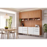 Cozinha Modulada MGM Divina MGM 6 Peças C6P132 Cinamomo/Off