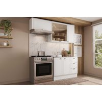 Cozinha Modulada Carraro Bella 3 Peças (2Aéreos+1Balcão) C3P25 Branco-Carraro