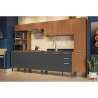 Kit Modulado Kappesberg 7 Peças Linna C7P107 Canela/Grafite