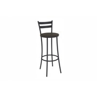 Banqueta Cozinha Jade 1B699PRF Aço 1 Un Preto/Corano Marrom - Kappesberg