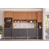 Cozinha Completa MGM 6 Peças Divina C6P133 Cinamomo/Titanium