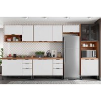 Kit Cozinha Demóbile 6 Peças Firenze C6P129 Amendola/Nude Prime TX