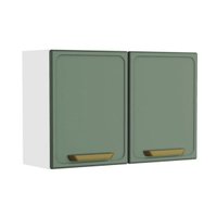 Armário de Cozinha Modulado Bella c/ 2 Portas Médio 80cm Verde - Bertolini