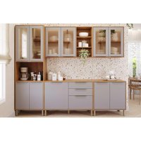 Cozinha Completa MGM 5 Peças Brilhante C5P160 Cinamomo/Platina