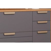 Módulo Cozinha MGM Eloise 5 Peças C5P109 Cinamomo/Platina-MGM