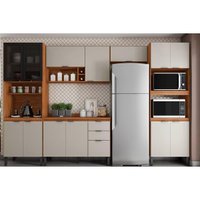 Kit Modulado Demóbile 5 Peças Firenze C5P155 Amendola/Nude Prime TX