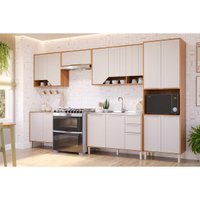 Cozinha Modulada MGM 6 Peças Celeste C6P135 Cinamomo/Off