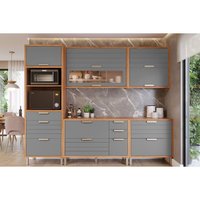 Kit Cozinha MGM 5 Peças Eloise C5P160 Cinamomo/Platina