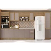 Cozinha Completa Kappesberg 8 Peças Botanic M658 Nogueira/Fendi Fosco