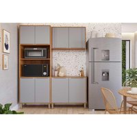 Torre Quente Cozinha MGM 3 Peças Áurea C3P59 Cinamomo/Platina