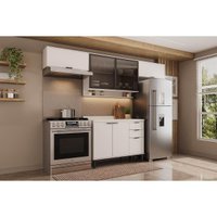 Kit Cozinha Modulada 4 Peças Alpha (3Aéreos+1Balcão) C4P180 Branco - Carraro