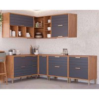 Kit Modulado MGM 7 Peças Eloise CZ027 Cinamomo/Titanium