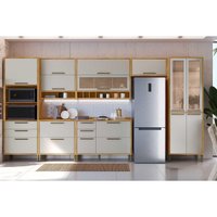 Cozinha Completa Ronipa 7 Peças Syrah C7P102 Amendoa/Off White
