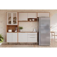 Kit Cozinha MGM 4 Peças Áurea C4P185 Cinamomo/Off