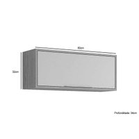 Kit Modulado MGM 6 Peças Celeste C6P136 Cinamomo/Platina