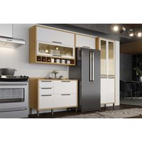 Cozinha Completa Ronipa 4 Peças Syrah C4P232 Amendoa/Branco