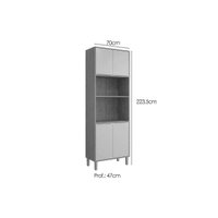 Kit Modulado MGM 7 Peças Brilhante C7P112 Cinamomo/Platina