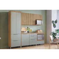 Cozinha Completa Nesher 5 Peças Rainha e Marquesa C5P111 Nature/Verde