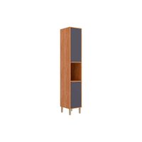 Paneleiro Cozinha Modulado Brilhante c/ 2 Portas 37cm Cinamomo/Titanium MGM
