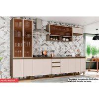 Kit Cozinha Henn 8 Peças Connect C6P16 Duna/Cristal