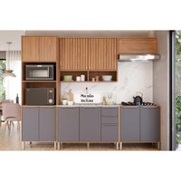 Cozinha Modulada MGM 5 Peças Divina C5P177 Cinamomo/Titanium