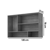 Cozinha Modulada MGM 6 Peças Celeste C6P136 Cinamomo/Off