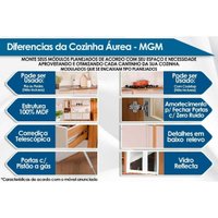 Kit Modulado MGM 4 Peças Áurea C4P187 Cinamomo/Off