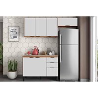 Cozinha Modulada Demóbile 3 Peças Firenze C3P51 Amendola/Nude Prime TX