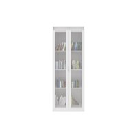 Multiuso Lavanderia AM-3111 c/ 2 Portas c/ Vidro Branco - Tecno Mobili