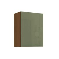 Armário Cozinha Vibra T643 c/ 1 Porta 60cm Canela/Verde Pistache Lacca - Kappesberg