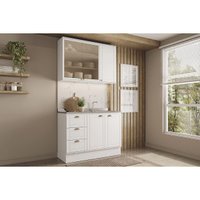 Cozinha Completa Carraro 2 Peças Bella C2P47 Branco