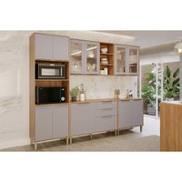 Kit Modulado MGM 5 Peças Brilhante C5P161 Cinamomo/Platina