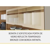 Kit Cozinha Nesher Realeza 5 Peças CZ102 Carvalho/Greice
