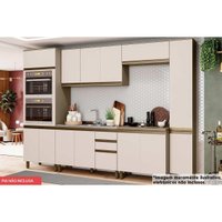 Cozinha Modulada Henn Connect Henn 7 Peças C6P20 Duna/Cristal