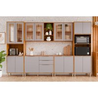 Kit Cozinha MGM 6 Peças Brilhante C6P138 Cinamomo/Platina