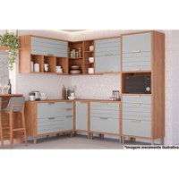 Cozinha Modulada MGM 7 Peças Eloise CZ029 Cinamomo/Platina