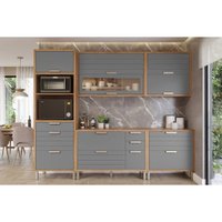 Cozinha Modulada MGM 5 Peças Eloise C5P161 Cinamomo/Platina