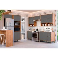 Cozinha Completa MGM 7 Peças Esplêndida C7P183 Cinamomo/Titanium