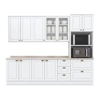 Cozinha Modulada Henn Americana Henn 7 Peças C5P49 Branco