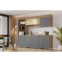 Kit Modulado Nesher Realeza 5 Peças CZ102 Carvalho/Titânio
