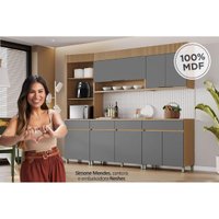 Kit Modulado Nesher Realeza 5 Peças CZ101 Carvalho/Titânio