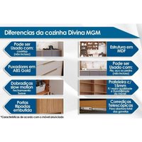 Kit Modulado MGM 4 Peças Divina C4P260 Cinamomo/Off