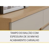 Kit Modulado Nesher Realeza 4 Peças CZ104 Carvalho/Titânio