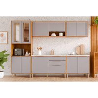 Cozinha Modulada MGM 5 Peças Áurea C5P165 Cinamomo/Platina