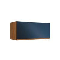 Módulo Cozinha Kappesberg Ciela Ciela R648 Geladeira c/ 1 Porta 80cm Canela/Azul Kappesberg