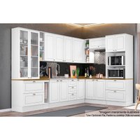 Cozinha Modulada Henn Americana Henn 13 Peças C5P59 Branco