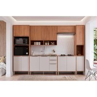 Kit Cozinha MGM 6 Peças Divina C6P134 Cinamomo/Off
